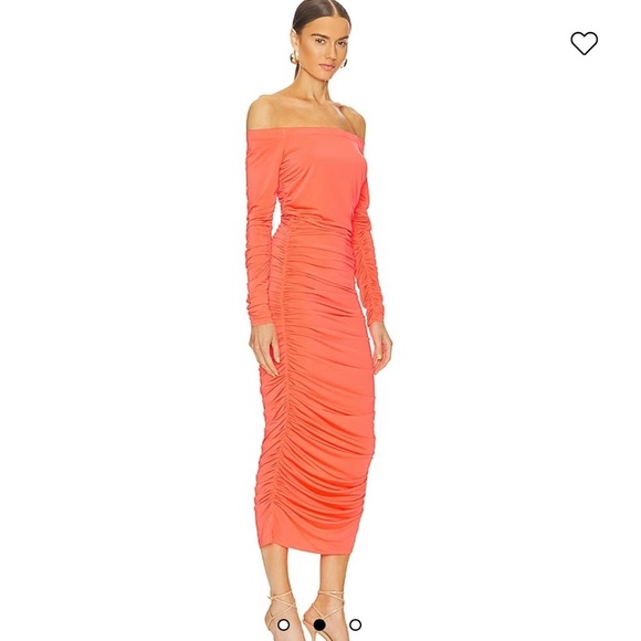 A’gence Kamali Runched off the shoulder dress - Picture 2 of 12